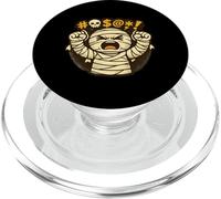 Angry Mummy Screaming Curse Symbols Funny Monster Halloween PopSockets PopGrip for MagSafe