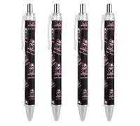 Angry Music for Happy People Smooth Retractable Ballpoint Pens 4 PCS