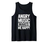 Angry Music Makes ME Happy Tank Top