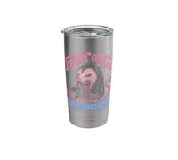Angry Opossum Delight Holiday Vacation Summer Mood Stainless Steel Insulated Tumbler