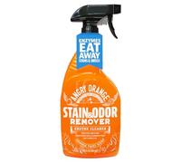 ANGRY ORANGE Enzyme Stain Cleaner & Pet Odor Eliminator, Dog & Cat Urine Destroyer for Floors & Carpet, 32oz (Fresh Citrus Scent)