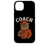 Angry Owl Coach Sports Strategy Retro Graphic Case for iPhone 14 Plus