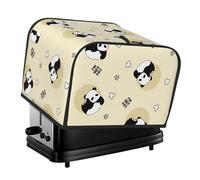Angry Panda 4-Slice Toaster Cover â€“ Premium Oxford Cloth Dust Cover With Full-Print Design, Splash-Resistant & Pet-Safe For Toasters, Air Fryers, And Small Kitchen Appliances