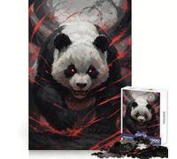 Angry Panda God with Red Eyes 1000 Piece Jigsaw Puzzles for Adults Jigsaw Mental Sharpness Quiet Enjoyment Smooth Edges Heartfelt Gift (38x52cm)