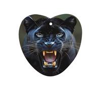 Angry Panthers Car Air Freshener Automotive Aromatherapy Tablets Hanging Scented Cards Rearview Mirror Love form