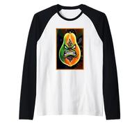 Angry Papaya Raglan Baseball Tee