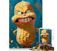 Angry Peanut Cartoon Adult Jigsaw Puzzles1000 Pieces Memory Skill Quiet Recreation Clean Edges Unique Gift (50x75cm)