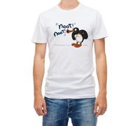 Angry Pingu Noot Noot Funny Short Sleeve White Men T Shirt K255 Size S