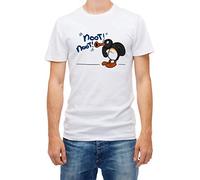 Angry Pingu Noot Noot Funny Short Sleeve White Men's t Shirt (L)