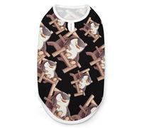 Angry Pingu Print Pet Clothes T Shirt Pets Clothing Vests Tee Tops Dogs Costume Coat For Dog Cat XL