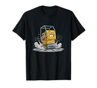 Angry Plate Compactor Construction Worker Vibes T-Shirt