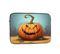 Angry Pumpkin Images Printed Laptop Protective Case Portable Laptop Bag Suitable for Everyday Use 17 inch