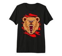Angry Roaring Bear for Wild Animal and Bear Lover Premium T-Shirt