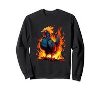 Angry Rooster for Hot Chicken and Hell Roosters Lovers Sweatshirt