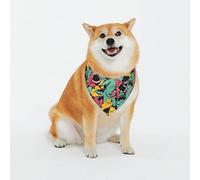 Angry Shark Pattern Dog Bandanas Cute Soft Cotton Puppy Cat Scarfs Washable Daily Handkerchief Comfortable Gifts,Adjustable Accessories - Xx-Large