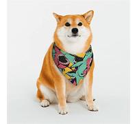 Angry Shark Pattern Dog Bandanas,Triangle Reversible Pet Scarf for Boy and Girl,Bandana for Small Medium Large and Extra Large Dogs Medium