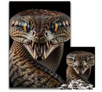 Angry Snake_180213b 1000 Piece Jigsaw Puzzle Puzzles for Adults Brain Challenge, for Teenagers & Home Decor 1000 PCS