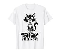 Angry Stressed Cat Funny Stress Meme Gift for Cat Lovers T-Shirt