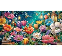 Angry-Sunflower 1000-Piece Jigsaw Puzzle for Adults Classic Educational Games Challenging Puzzle Games 75x50cm/1000pcs