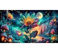 Angry-Sunflower 1000 Piece Jigsaw Puzzles for Age 12 Years Kids Classic Educational Games 38x26cm/1000pcs