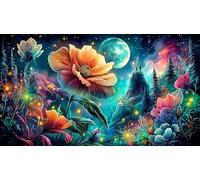 Angry-Sunflower 1000 Piece Jigsaw Puzzles for Kid Toys Challenging & Brainteasing 75x50cm/1000pcs