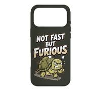 Angry Turtle Not Fast But Furious Funny Case for iPhone 17 Pro Max