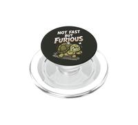 Angry Turtle Not Fast But Furious Funny PopSockets PopGrip for MagSafe
