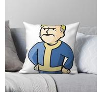 Angry Vault Boy Square Pillowcase Polyester Linen Velvet Creative Zip Decorative Throw Pillow Case Home Cushion Cover