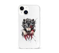 Angry Werewolf Printed Phone Case Slim Cute Cellphone Protective Cover Unisex Compatible with iPhone 15/15 Plus/15 Pro/15 Pro Max