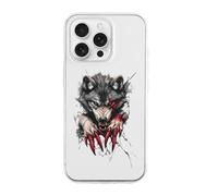 Angry Werewolf Printed Phone Case Slim Cute Cellphone Protective Cover Unisex Compatible with iPhone 16/16 Plus/16 Pro/16 Pro Max/16 E