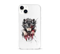 Angry Werewolf Printed Phone Case Slim Cute Cellphone Protective Cover Unisex Compatible with iPhone 15/15 Plus/15 Pro/15 Pro Max