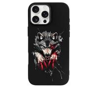 Angry Werewolf Printed Phone Case Slim Cute Cellphone Protective Cover Unisex Compatible with iPhone 16/16 Plus/16 Pro/16 Pro Max/16 E