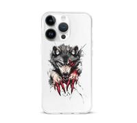 Angry Werewolf Printed Phone Case Slim Cute Cellphone Protective Cover Unisex Compatible with iPhone 15/15 Plus/15 Pro/15 Pro Max