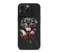Angry Werewolf Printed Phone Case Slim Cute Cellphone Protective Cover Unisex Compatible with iPhone 15/15 Plus/15 Pro/15 Pro Max