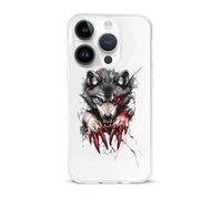 Angry Werewolf Printed Phone Case Slim Cute Cellphone Protective Cover Unisex Compatible with iPhone 15/15 Plus/15 Pro/15 Pro Max