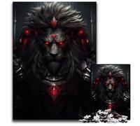 Angry Wild Lion Jigsaw Puzzles 1000 Pieces for Adults Impossible Jigsaw Puzzles for Adults Brain Challenge for TeenagersHome Decor 1000 PCS(38x26cm)
