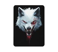Angry Wolf 1 PCS Car Air Freshener Hanging Aromatherapy Tablets Automotive Ornament for Auto Room Bathroom Bedside Square