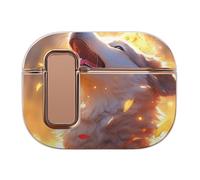 Angry Wolf Cute Earbuds Case Compatible with Airpods Pro 2 Wireless Headphones Cover with Button Protector