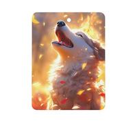 Angry Wolf Funny Car Air Fresheners Long Lasting Scent Automotive Hanging Scented Cards Tablets