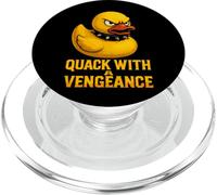 Angry Yellow Avian Character With A Vengeance PopSockets PopGrip for MagSafe