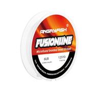 ANGRYFISH Fusionline Beading Thread - High Tensile Non-Stretch Stringing Line for Bracelet Making, Jewelry Design & Bead Weaving, Micro-Fused Braided Craft Thread(6lb,0.006in-125yd)