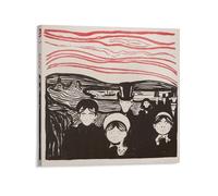 Angst (2) V2 By Edvard Munch Posters Canvas Art Poster And Wall Art Picture Print Modern Family Decor Posters 12x12inch(30x30cm)
