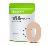 ANGTICS Dexcom G6 Waterproof Adhesive Patches, 30 Pieces, Beige, Overpatch for Dexcom G6, High Quality Transparent G6 Overlay Patches, Hypoallergenic and Skin Friendly, Lasts 10 Days, Sensor is Not