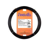 Anguila | Cable Gland Guide | Interchangeable Terminals | Monofilament | Nylon | Color Black | Diameter 4 mm | 20 m