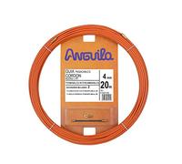 Anguila | Cable Guide | Interchangeable Terminals | Steel Cord + Propylene | Orange | Diameter 4 mm | 20 m
