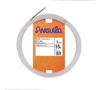 Anguila Cable Retractors Fixed End Pieces Single Fibre Nylon Colour Black Diameter 3 mm 15 m