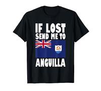 Anguilla Flag Design | If lost send me to Anguilla T-Shirt