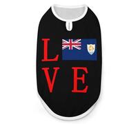 Anguilla Lover Funny Dog Vest Cute Sleeveless Pet Shirt Pullover Cats T-Shirts Tank Tops XL