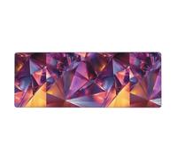 Angular Blocks Prints Extra Large Mouse Pad 12x31.5in for Office, Gaming, and Learning - Durable, Comfortable, and Environmentally Friendly