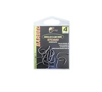 Angular Claw Carp Hooks Wide Gape - STC440, PTFE Coated Barbed/Barbless Claw Hooks size 2 to 8 for Carp fishing (Barbed, 4)
